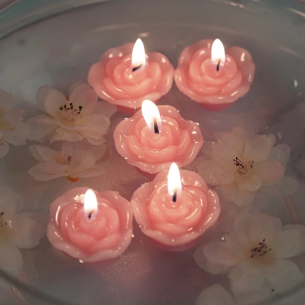 Floating rose candles (24 pack)